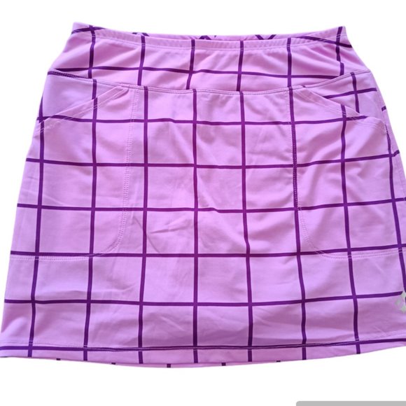 M🏌JOFIT Women’s Golf Tennis Pickleball Skort Purple Check - Picture 2 of 9